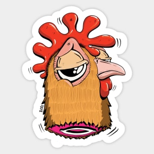 Chicken head Sticker